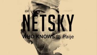 Netsky  Who Knows ft Paije [upl. by Sou637]