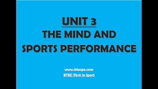 BTEC PE  UNIT 3 Learning Aim B  MOTIVATION [upl. by Feldt]