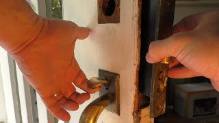 How to Remove and Repair a Mortise Door Lock [upl. by Theis]