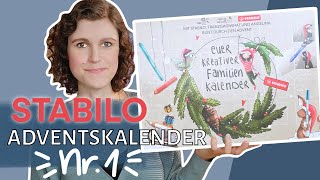 STABILO Adventskalender 2021 für die ganze Familie [upl. by Dilks]