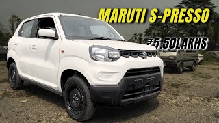 Maruti Suzuki S Presso Top Model 2024 Review Features Price [upl. by Ssur]