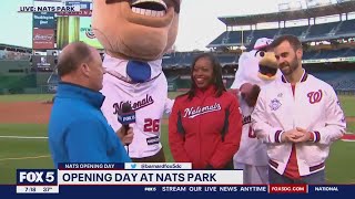 Washington Nationals Opening Day 2023 Fun at the ballpark  FOX 5 DC [upl. by Godfree]