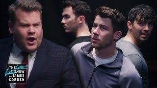 James Corden Kidnaps The Jonas Brothers [upl. by Stalk408]