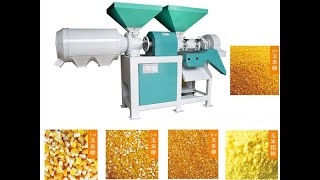 DNM 3B Molino industrial de maiz maize grits making machine grain mill [upl. by Adianez]