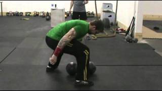 Adam Glass Thomas Inch Dumbbell lifting video Inch Farmers Walk hand to hand pass DL test [upl. by Kiryt]