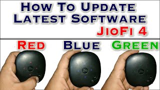 JioFi 4  How To UpadateUpgrade Software JioFi 4 From A Computer  Red Blue Green Light Fix [upl. by Aibos871]