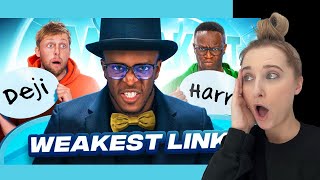 reacting to SIDEMEN WEAKEST LINK FOLABI EDITION [upl. by Hgielrebma]