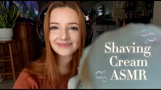 ˚🫧˚• ݁‧ Shaving Cream ASMR  BlueYeti  Minimal Talking ˚🫧˚• ݁‧ [upl. by Kendry434]