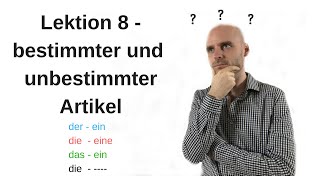 Deutschkurs A11 Lektion 8 bestimmterunbestimmter Artikel [upl. by Neellok]