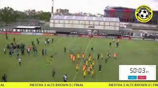 RIESTRA VS ALMIRANTE BROWN [upl. by Alexia]