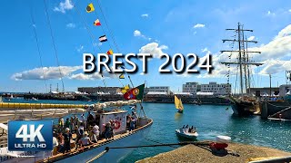 4K⛵Captivating Brest 2024 Festival Walking Tour Part 1  HDR 60fps [upl. by Riha]