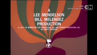 Lee Mendelson Bill Melendez Productions Logo 1972 CN Asia Airing [upl. by Haidabo]