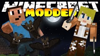 OUR PET BATS Minecraft Modded Ep 50 [upl. by Kingdon]