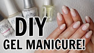 StepbyStep Gel Manicure ATHOME  SAVE TIME amp [upl. by Harol]