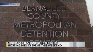 Metropolitan Detention Center hosting upcoming hiring event [upl. by Cindelyn468]