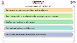 Heckscher Ohlin theory â€“ its assumption general equilibrium model illustration [upl. by Arianne]