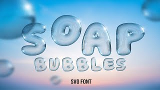 Soap Bubbles Font Font Free Download [upl. by Sherard]