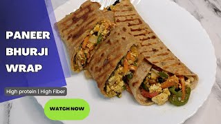 The Easiest Paneer Bhurji Wrap Recipe You NEED to Try Today [upl. by Fabiola]