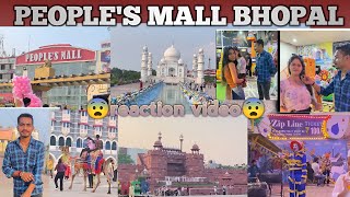 People’s mall bhopal reaction video😱with some cute girl  peoplesmall bhopal full vlog [upl. by Meletius]