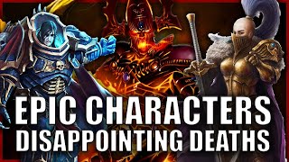 5 Awesome Characters Who Had Incredibly Lame Deaths  Warhammer 40k Lore [upl. by Kerrison]