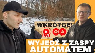 Jak wyjeżdżać z zaspy samochodem z automatyczną skrzynią biegów Zaproszenie do QampA i na LIVE [upl. by Ledah488]