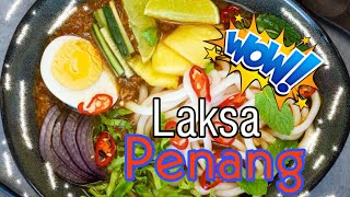 Cara masak Laksa Penang  sedap dan senang [upl. by Heber]