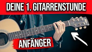 GITARRE LERNEN ANFÄNGER  EINFACH AUF DEUTSCH [upl. by Giliana]