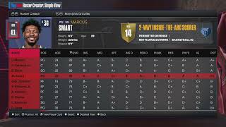 NBA 2K24  Memphis Grizzlies Roster Jumpshot Fix [upl. by Itsur]