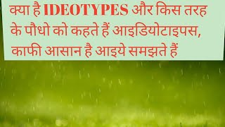 what are ideotypes   features of ideotypes Ideotype concept in crop improvement [upl. by Detta]