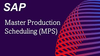 SAP Master Production Scheduling MPS  sapwithik  sappp [upl. by Aerdma237]