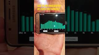 Sirve el analizador de espectros sonoros de una App sonido acústica audio [upl. by Ahsaei]