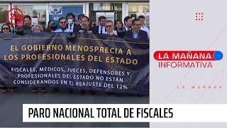 Asociación Nacional de Fiscales inició paro porvacusar discriminación en reajuste al sector público [upl. by Aneram]