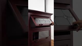 Solid Wood Lawyers Bookcase  USA MADE Timeless Elegance for Your Library [upl. by Yrrap]