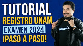 TUTORIAL Registro UNAM 2024 Explicado PASO A PASO FÁCIL [upl. by Colver]