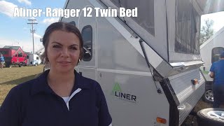 2020 Aliner Ranger 12 Twin Bed [upl. by Sudderth861]