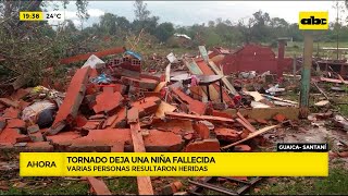 Santaní tornado deja una niña fallecida [upl. by Fasta]