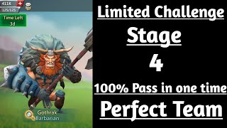 Lords mobile Barbarian limited challenge stage 4Limited challenge barbaric journey stage 4 [upl. by Pierson920]