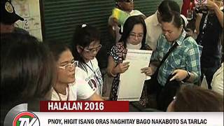 TV Patrol PNoy at dating mga Pangulo bumoto ngayong halalan [upl. by Maire]