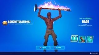 3 FREE REWARDS in Fortnite EARLY TRAVIS SCOTT GAMEPLAY [upl. by Airlia]