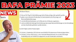 ENDLICH OFFIZIELL🚨 ELEKTROAUTO FÖRDERUNG BAFA PRÄMIE 2023  2024  EFIEBER [upl. by Aigroeg]