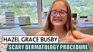 Brave Hazel Busby Faces a Scary Dermatology Procedure Like a Champ  OutDaughtered [upl. by Orenid]