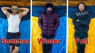 The ULTIMATE 4Season Sleeping Bag  North Face Dolomite One Duo Review [upl. by Boony]