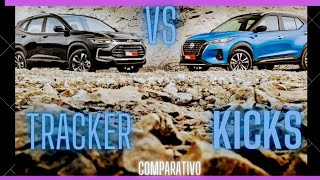 COMPARATIVO NOVO NISSAN KICKS VS CHEVROLET TRACKER [upl. by Gian474]