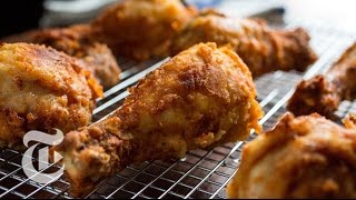 MakeAhead Buttermilk Fried Chicken  Melissa Clark Recipes  The New York Times [upl. by Nollad]