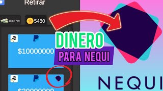 COMO GANAR DINERO PARA NEQUI ✅ JUGANDO EN TU CELULAR 😱 BANCOLOMBIA NEQUI Y PAYPAL 2024 [upl. by Laurence]