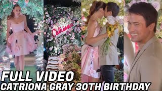 CATRIONA GRAY 30TH BIRTHDAY❤️FULL VIDEO CELEBRATION NG BIRTHDAY NI CATRIONA GRAY SAM MILBY SURPRISE [upl. by Melisse913]