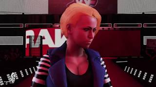 Kefla vs Android 18  WWE 2K19 Extreme Rules Match [upl. by Nonek]