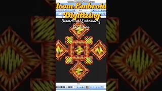 How to Embroidery Digitizing in wilcom e2 wilcom wilcome2 computerizedembroidery designer [upl. by Ettegirb503]