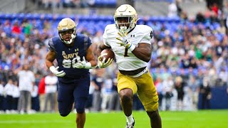 Video Analysis of What Notre Dame RB Audric Estime Would Bring the Browns  Sports4CLE 3424 [upl. by Ettevi]