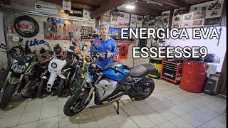 ENERGICA EVA ESSEESSE9 presentazione e caratteristiche tecniche con una carica fast micidiale [upl. by Savvas]